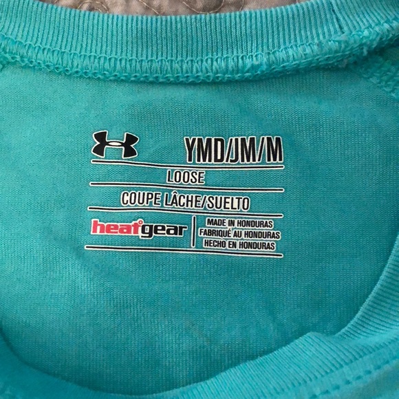 Teal Under Armour Dri-Fit Shirt - Picture 3 of 4